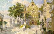 Robert Wadsworth Grafton Saint Roch Cemetery Chapel and Campo Santo china oil painting artist